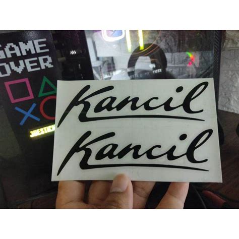⚡ Sticker Custom Wording Kancil Untuk Perodua Kancil⚡ Lazada