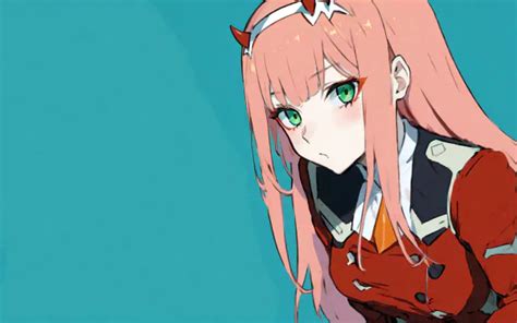 Zero Two Hd Wallpaper Darling In The Franxx Anime 1920x1200