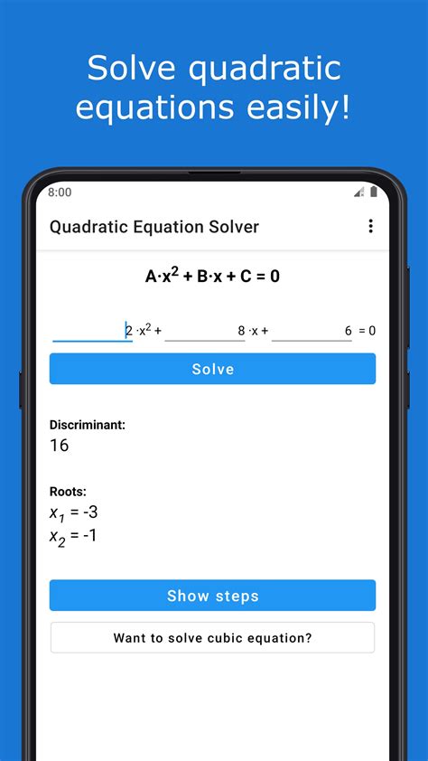 Quadratic Equation Solver APK for Android Download