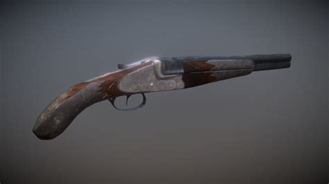 Sawed Off Double Barrel Shotgun 3D Model By Romfeo B6457d8 Sketchfab