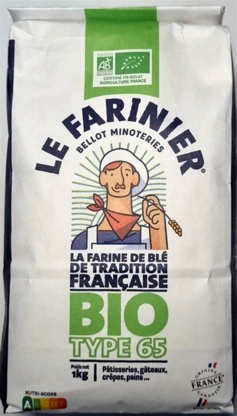 La Farine De Bl De Tradition Fran Aise Bio Type Le Farinier Kg