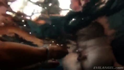 Shemale Sex Party Under Water