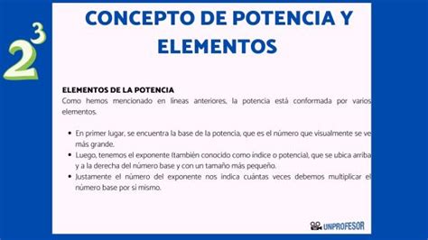 Cu Les Son Los Elementos De Una Potencia Educaci N Activa