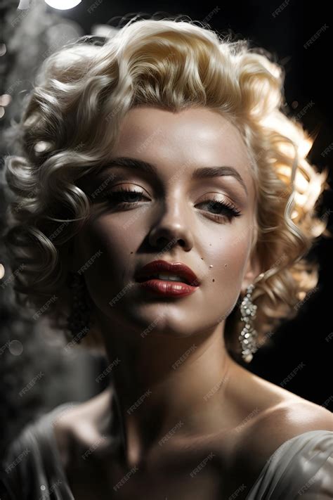 Premium AI Image | Marilyn Monroes biography Iconic Hollywood actress