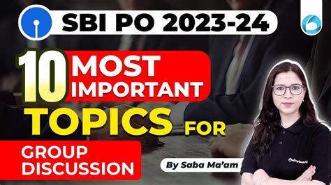 SBI PO Group Discussion 2023 24 SBI PO 10 Most Important Topics For