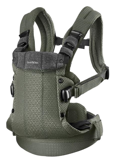 BabyBjorn Baby Carrier Harmony 3D Mesh Dark Green - Nursery Direct