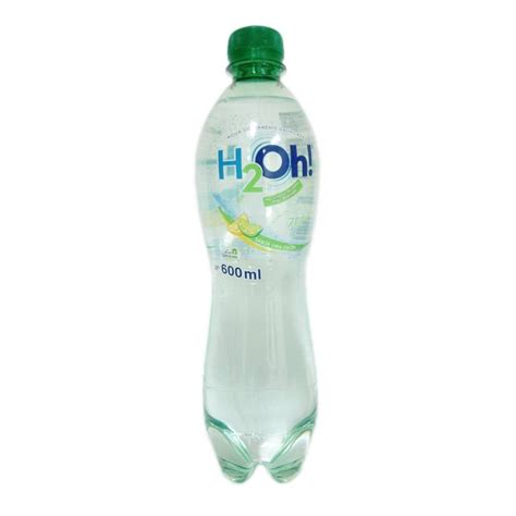 Agua gasificada H2Oh sabor lima limón 600 ml Walmart