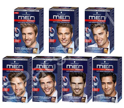 Мужская гель-краска от седины Schwarzkopf Men Perfect, 385 грн. купить ...