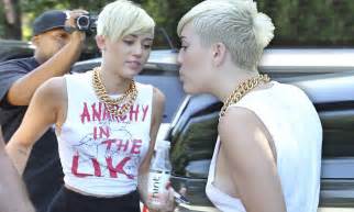 Miley Cyrus Continues Her Run Of Racy Outfits And Goes Bra Less In Revealing Sex Pistols T Shirt