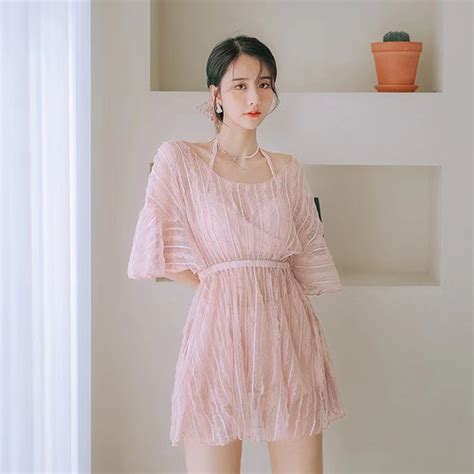 Jual Pcs Pink Bikini Set Outer Pamela Set Pink Baju Renang Wanita Boxer M Jakarta Barat