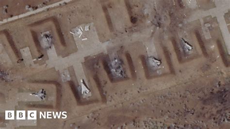 Ukraine War Crimea Airbase Badly Damaged Satellite Images Show