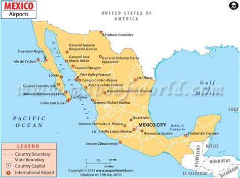 airports mexico mexico airports map