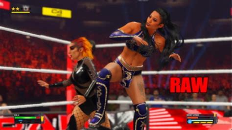 Wwe K Raw Becky Lynch Vs Xia Li Youtube