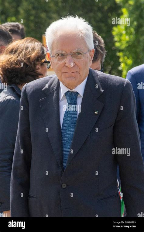 Sergio Mattarella Presidente della Repubblica Italiana Stock Photo - Alamy