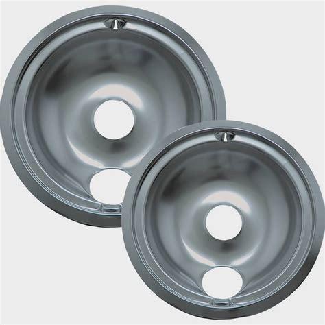 Range Kleen Style B 2 Pack Heavy Duty Chrome Drip Bowls Range Kleen