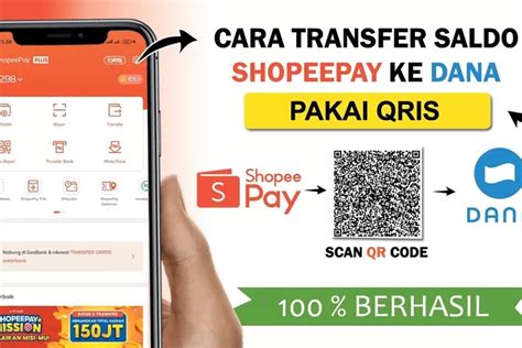 Inilah Cara Transfer Shopeepay Ke Dana Pakai Qr Code Auto Cepat Dan