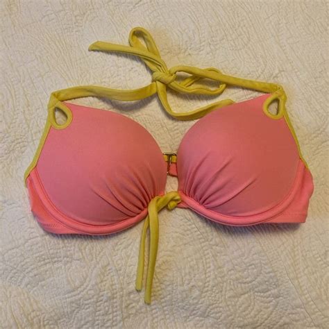 Victoria S Secret Swim Victorias Secret Bubblegum Pink Bikini Top Poshmark