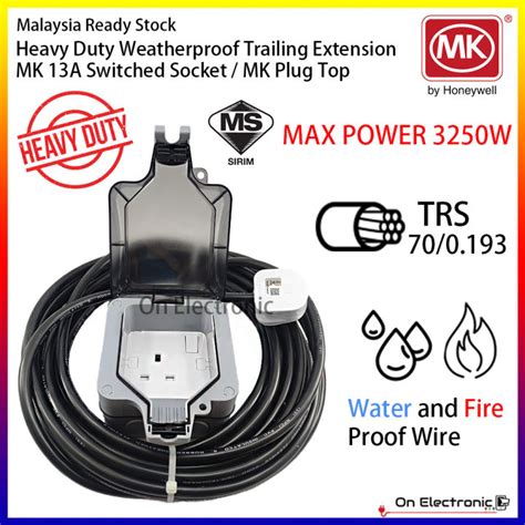 Gang Heavy Duty Trailing Extension Socket M Trs