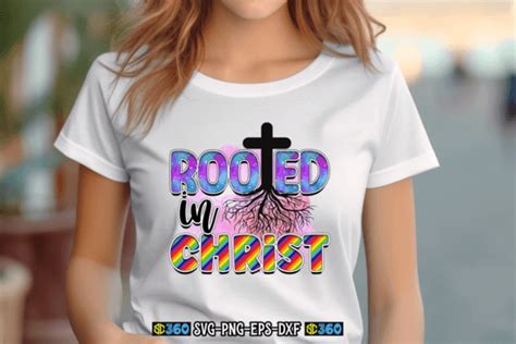 Rooted In Christ Png Graphic By Craftart Creative Fabrica