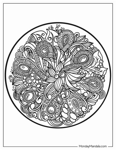 30 Zentangle Coloring Pages Free Pdf Printables