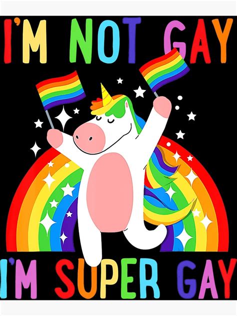 Lgbtq Unicorn Super Gay Pride Lgbt Ally Rainbow Flag Retro Poster For Sale By Rutaradse