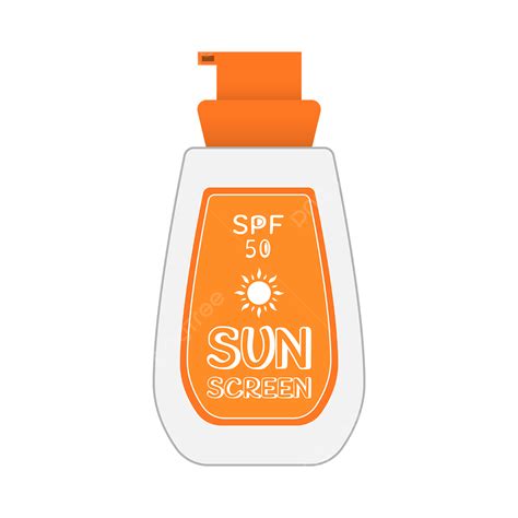 Sunscreen Bottle Vector Art Png White Bottle Sunscreen Clipart