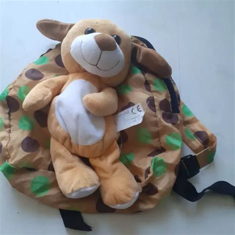 HUND PLÜSCHTIER STOFFTIER Kuscheltier Hündchen Rucksack Kinderrucksack