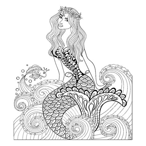 Disegni Di Sirena Da Colorare Immagini Da Stampare