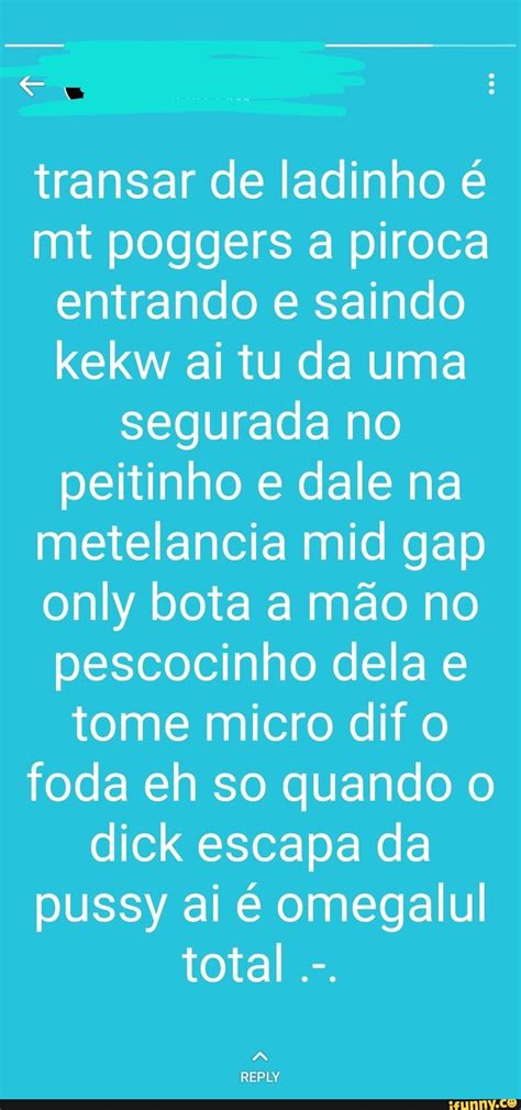 X Videos De Ladinho - Transar de ladinho é mt poggers a piroca entrando e saindo kekw ai tu ...