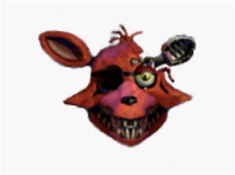 Fox Head Lol Fnaf Withered Foxy Head Hd Png Download Transparent