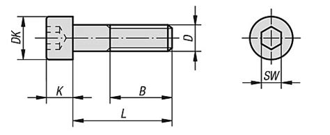 Zylinderschrauben Mit Innensechskant Din Din En Iso Stahl