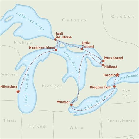 Pearl Seas Cruises - Great Lakes and Georgian Bay Itinerary - GREAT ...