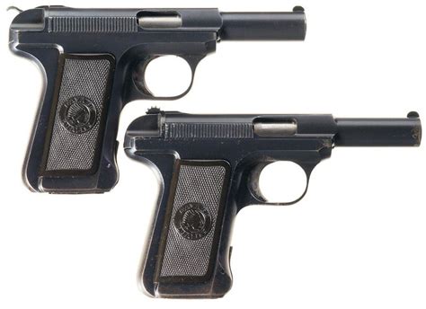 Collectors Lot Of Two Savage Semi Automatic Pistols A Savage Model