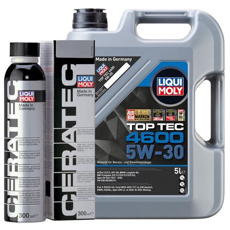 Liqui Moly Universalöl 49202 Top Tec 4600 5W-30 5L + Cera Tec 300ML