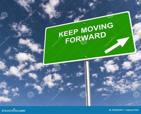 Keep Moving Forward Words Text On Grey Paper On Torn Paper Background