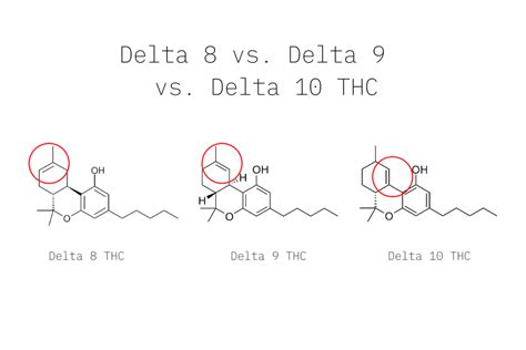 Delta 8 vs Delta 9 vs Delta 10 - What's the Difference?