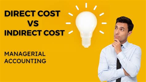 Direct Vs Indirect Cost Youtube