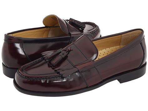 Nunn Bush Keaton Moc Toe Kiltie Tassel Loafer Burgundy Smooth Leather