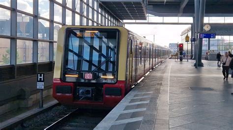 S Bahn Berlin Mitfahrt In Der S Von S Dkreuz Bis Beusselstra E In