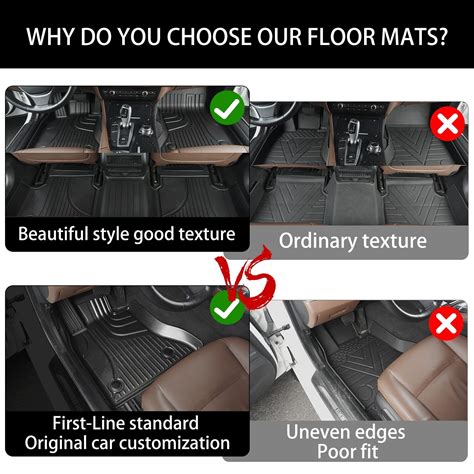 Car Floor Mats Liners Protection For Cadillac Xt4 2019 2024 Rubber All Weather Ebay