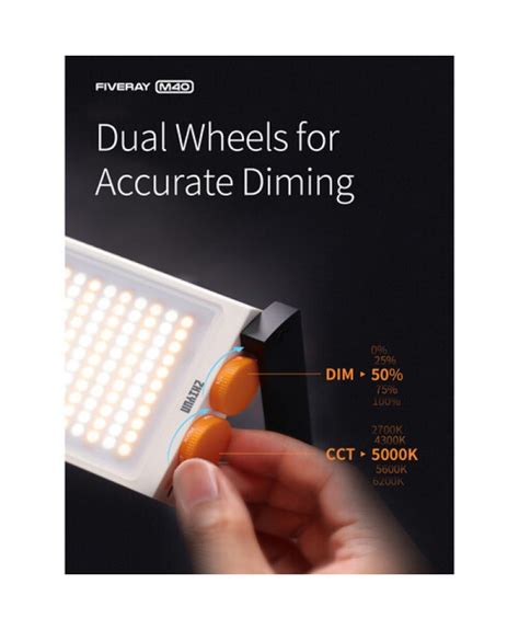 Zhiyun FIVERAY M40 Pocket LED Light