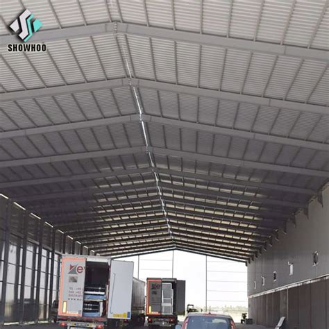 Light Steel Structure Frame Prefabricated Metal Roof Hangar Warehouse