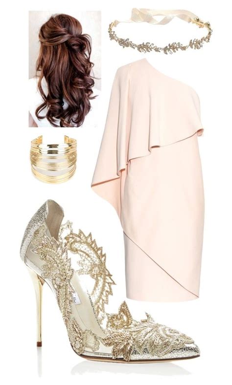 Sparkling Nude Designer Outfit