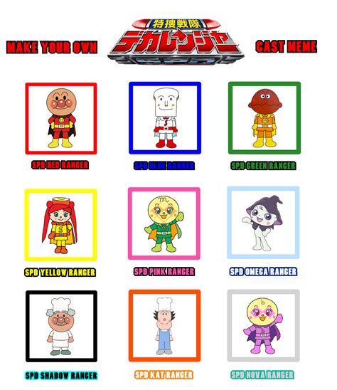 My Dekaranger Cast: Anpanman by Joshuat1306 on DeviantArt