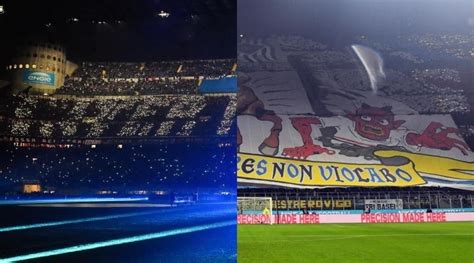 Inter Milan Il Derby Delle Coreografie A San Siro