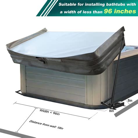 Snapklik.com : TOCRETOARE Spa Cover Lift, Under Mount Hot Tub Cover