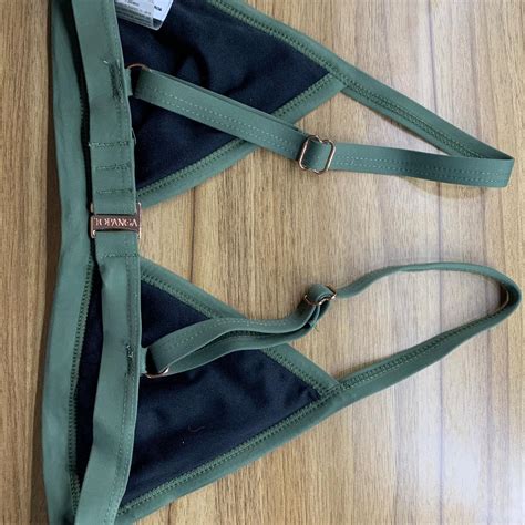 Green Triangle Bikini Topanga Size But Is On The Depop