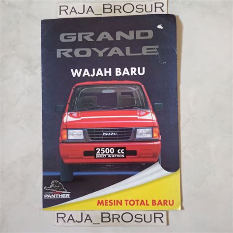 Jual Poster Brosur Katalog Leaflet Jadul Lawas Isuzu Panther Grand