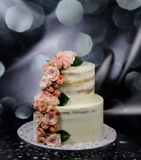 Naked Rustic Cake Decorated Cake By Soods CakesDecor