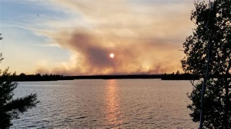 Northern Ontario Forest Fires Slowed By Rain Showers But Many Still